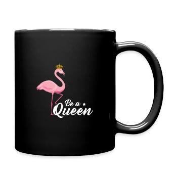 Cadeau d'été Flamingo - Mug uni - noir - Droite