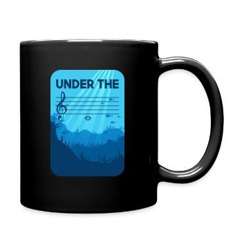 Under The C, une blague de musicien sur la musique classique - Mug uni - noir - Droite