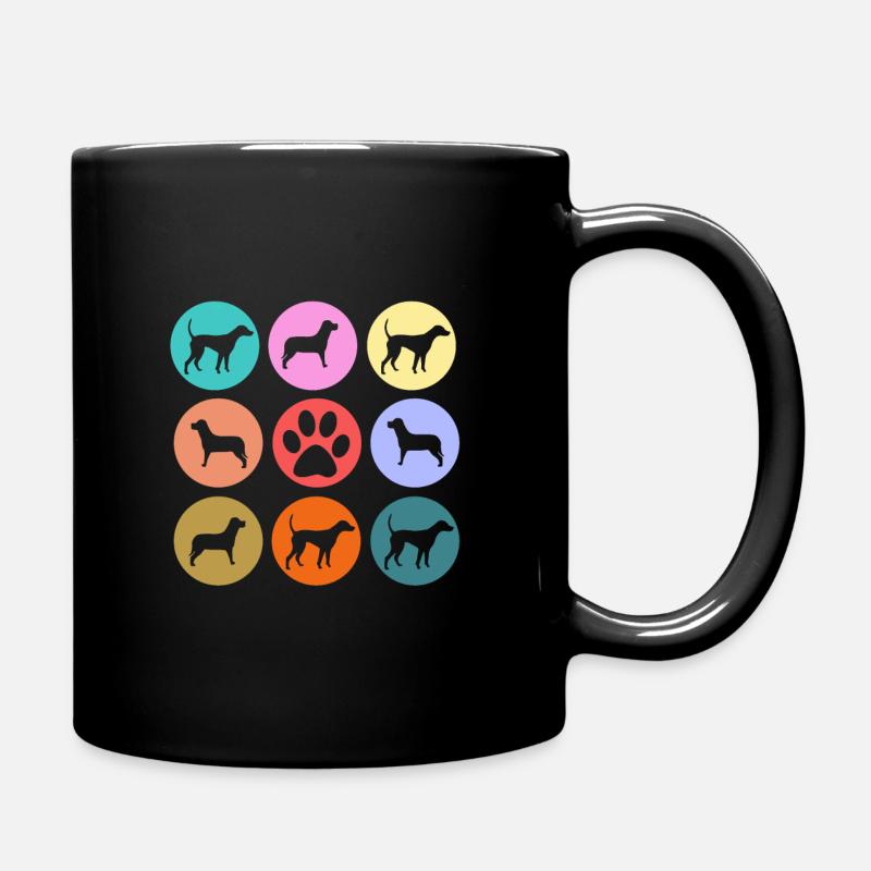 Hunde - Tasse einfarbig - Schwarz