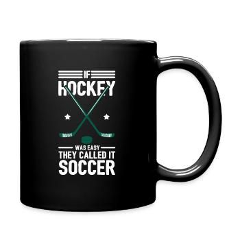 hockey - Full Colour Mug - black - Right