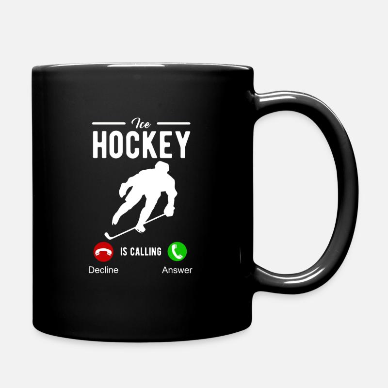 hockey - Mug uni - noir