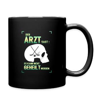 Hockey - Tasse einfarbig - Schwarz - Rechts