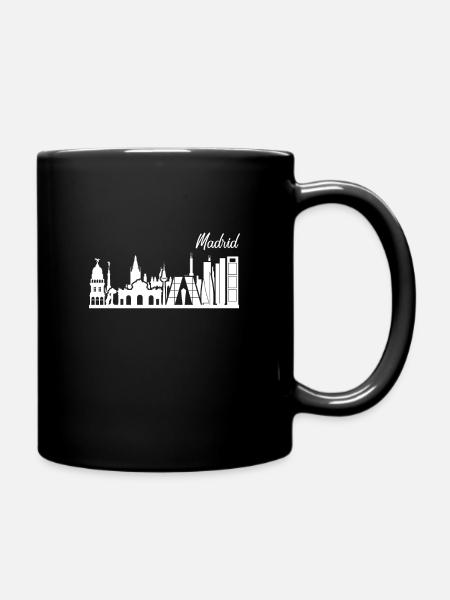 Madrid - Mug uni - noir