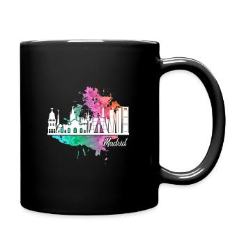 Madrid - Tasse einfarbig - Schwarz - Rechts