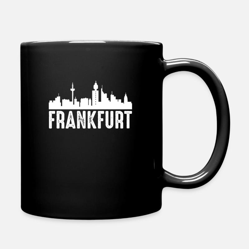 Frankfurt - Tasse einfarbig - Schwarz