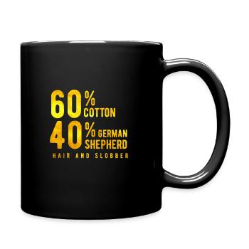 German shepherd dog - Full Colour Mug - black - Right