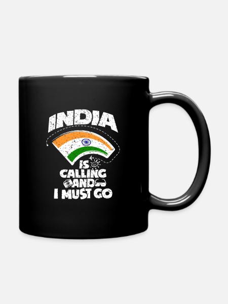 Inde - Mug uni - noir