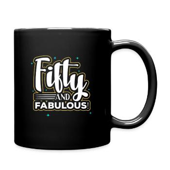 50ème anniversaire - Mug uni - noir - Droite