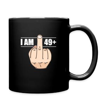 50ème anniversaire - Mug uni - noir - Droite