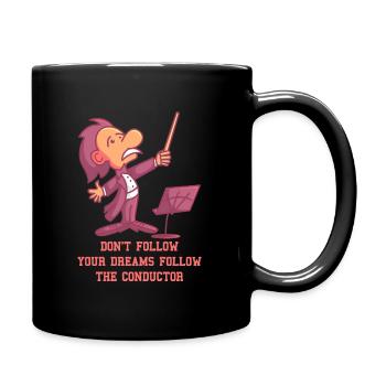 Don de chef d'orchestre, orchestre de musique classique - Mug uni - noir - Droite