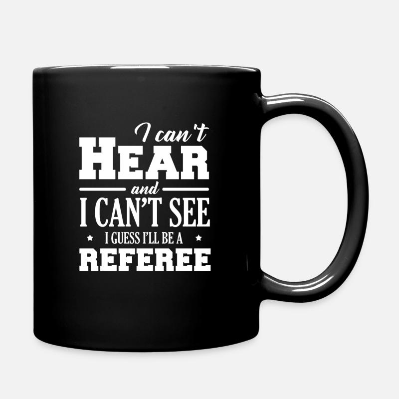 referee - Full Colour Mug - black
