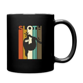 Sloth - Full Colour Mug - black - Right