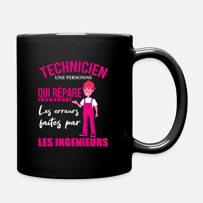 Technicien shirt • Maintenance • Cadeau - Mug uni - noir