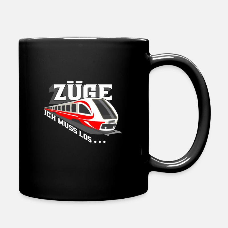 Zug Züge Modeleisenbahn Eisenbahn Geschenk - Tasse einfarbig - Schwarz