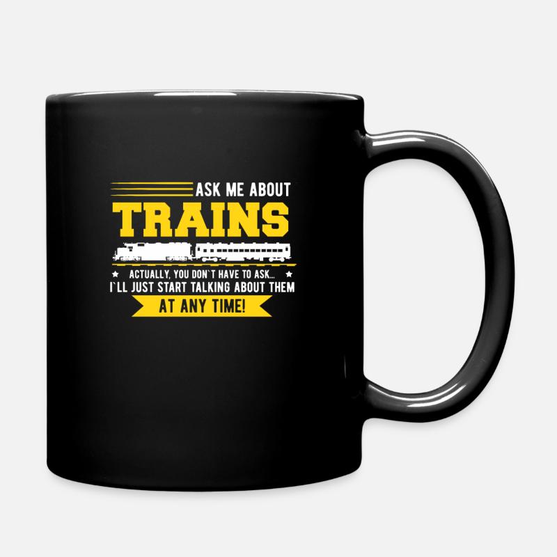 Train trains train modèle - Mug uni - noir
