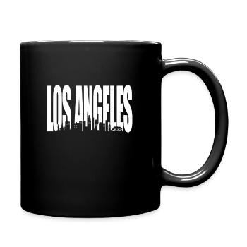 Los Angeles - Mug uni - noir - Droite
