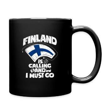 Finland - Full Colour Mug - black - Right