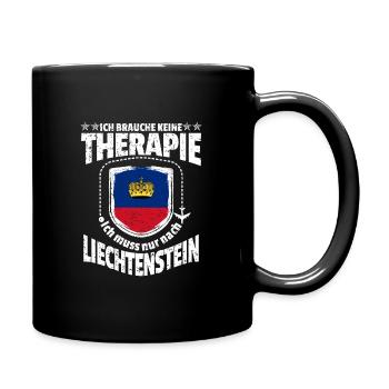 Liechtenstein - Tasse einfarbig - Schwarz - Rechts