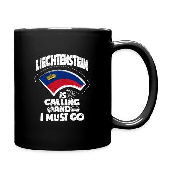 Liechtenstein - Tasse einfarbig - Schwarz - Rechts