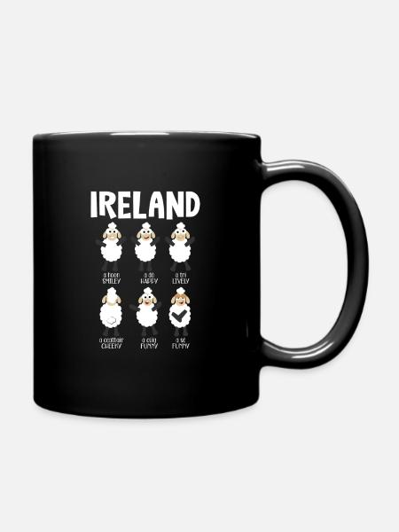 Irlande - Mug uni - noir