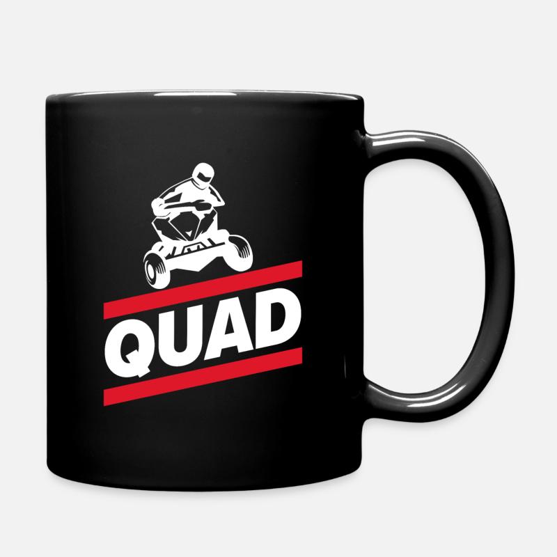 Quad Quad - Mug uni - noir