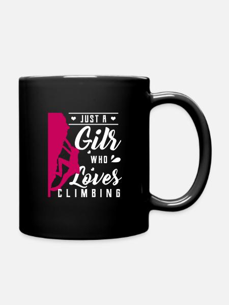 Escalade Alpinisme Escalade Cadeau Alpiniste - Mug uni - noir