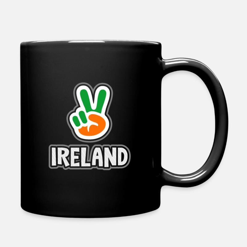 Irland - Tasse einfarbig - Schwarz