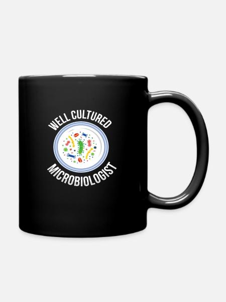 Microbiologiste bien cultivé Biologiste des bactéries - Mug uni - noir