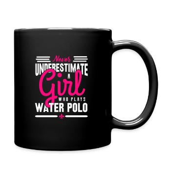 water polo - Full Colour Mug - black - Right