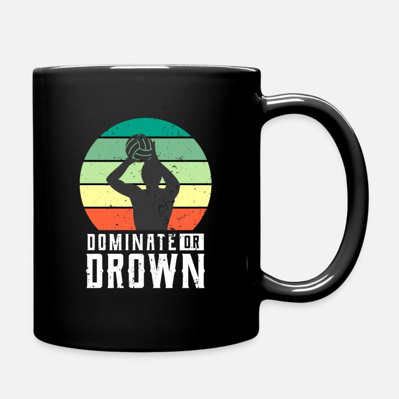 Wasserball - Tasse einfarbig - Schwarz