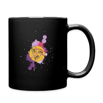water polo - Full Colour Mug - black - Right