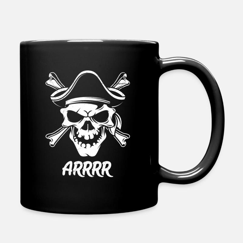Arrrr pirate, gift pirate pirate - Full Colour Mug - black