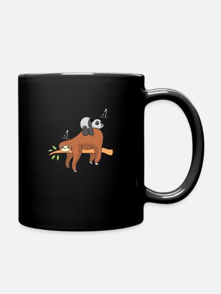 panda - Full Colour Mug - black