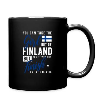 Finland - Full Colour Mug - black - Right