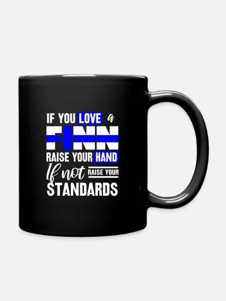 Finland - Full Colour Mug - black
