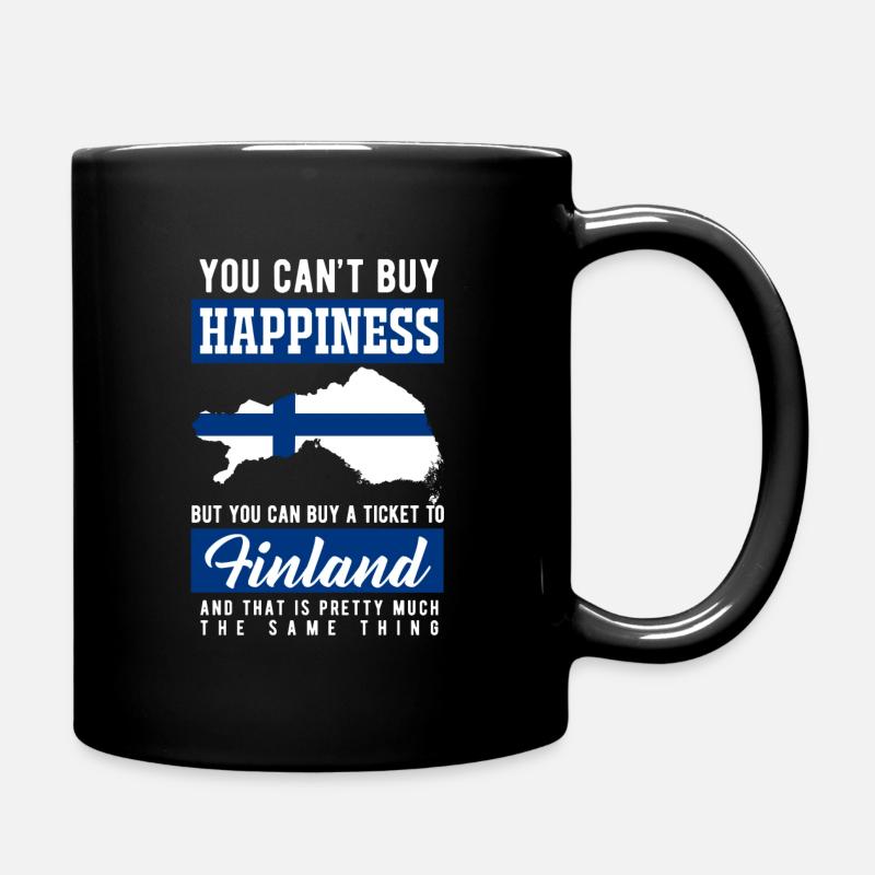 Finlande - Mug uni - noir