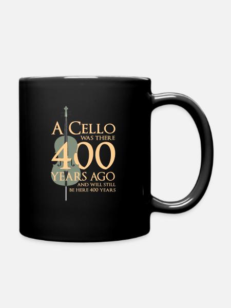 Cello - Tasse einfarbig - Schwarz