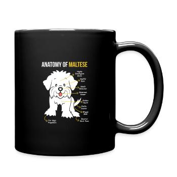 Maltese - Full Colour Mug - black - Right