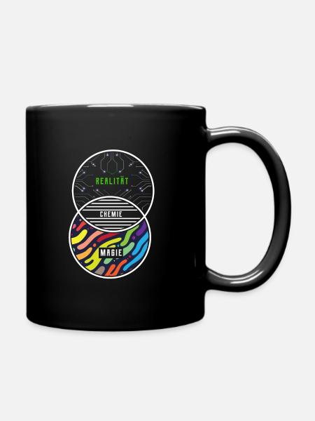Chemie Chemiekalien Chemielehrer lustig Geschenk - Tasse einfarbig - Schwarz