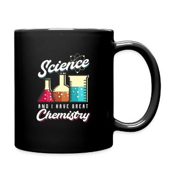 Cadeau drôle de professeur de chimie chimie chimie - Mug uni - noir - Droite