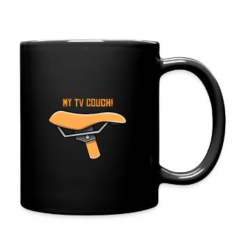 Vélo - Mug uni - noir - Droite