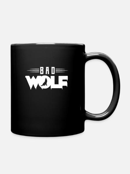 Loup - Mug uni - noir