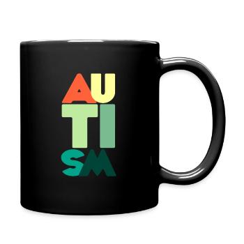 autism - Full Colour Mug - black - Right