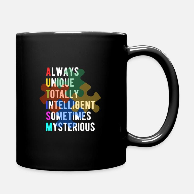 Autismus - Tasse einfarbig - Schwarz