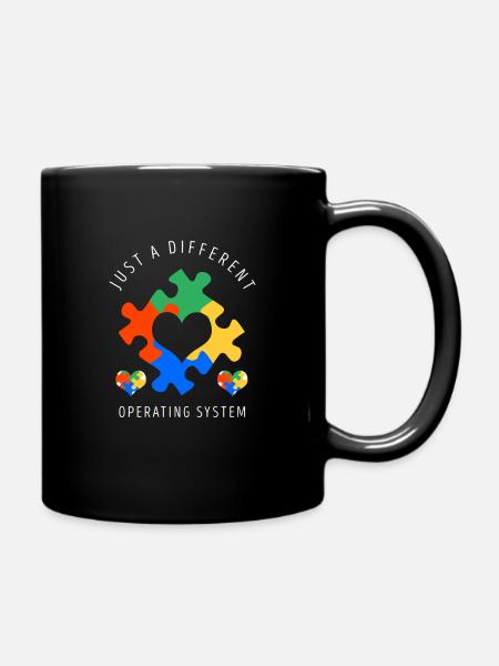 Autismus - Tasse einfarbig - Schwarz