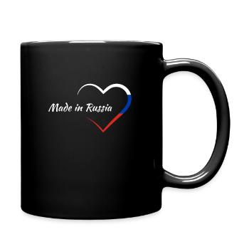 Russia Made in Russia Russian Russian - Full Colour Mug - black - Right