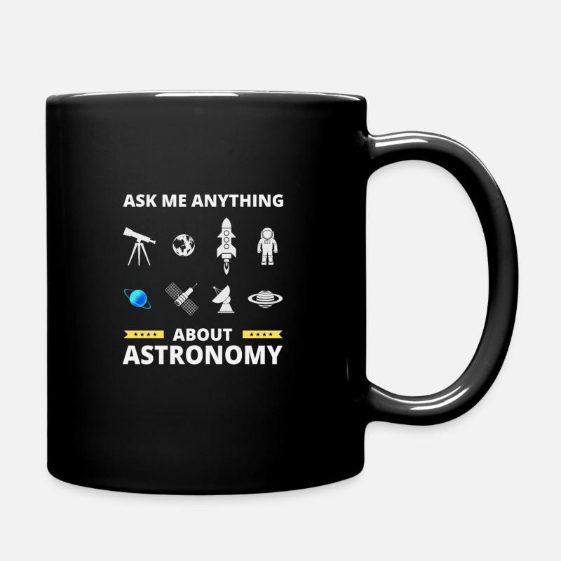 Lustiges Geschenk der Astronomie - Tasse einfarbig - Schwarz