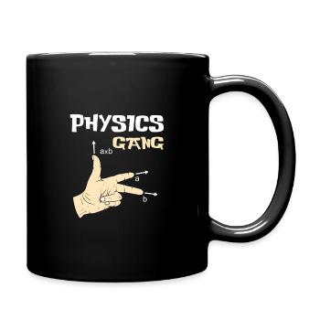 Physics study science physicist gift teaching - Full Colour Mug - black - Right