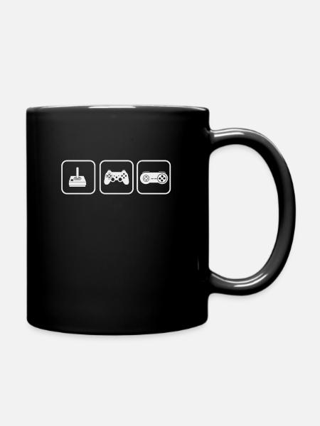 Gamer gamers - Full Colour Mug - black