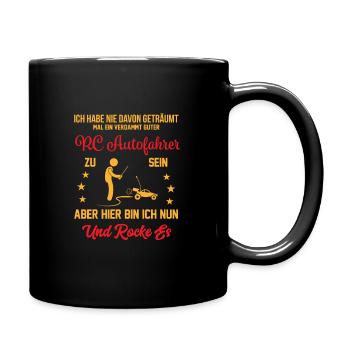 RC Car Ferngesteuerte Modellbau Autos - Tasse einfarbig - Schwarz - Rechts